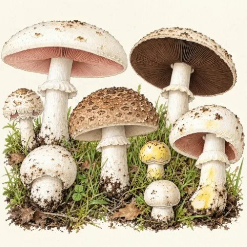 Csiperkék – Agaricus
