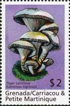 Pilz auf Briefmarke