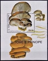 Pilz auf Briefmarke