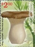 This mushroom on a stamp