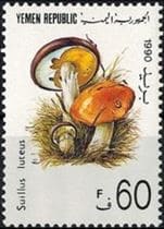 Pilz auf Briefmarke