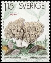 Pilz auf Briefmarke