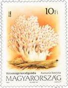 Pilz auf Briefmarke
