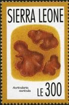 Pilz auf Briefmarke