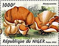 Pilz auf Briefmarke