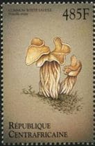 Pilz auf Briefmarke