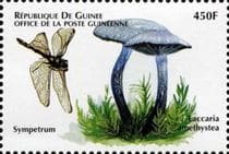 Pilz auf Briefmarke
