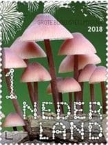 Pilz auf Briefmarke