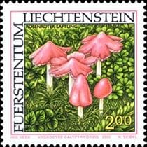 This mushroom on a stamp