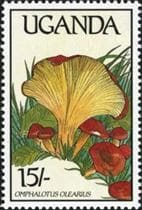 Pilz auf Briefmarke