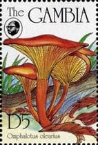 Pilz auf Briefmarke