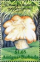 Pilz auf Briefmarke