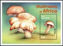 Pilz auf Briefmarke