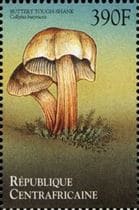 Pilz auf Briefmarke