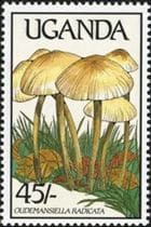 Pilz auf Briefmarke