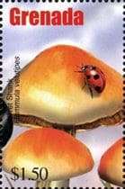 This mushroom on a stamp