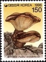Pilz auf Briefmarke