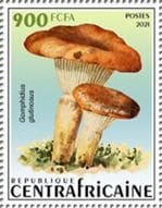 Pilz auf Briefmarke